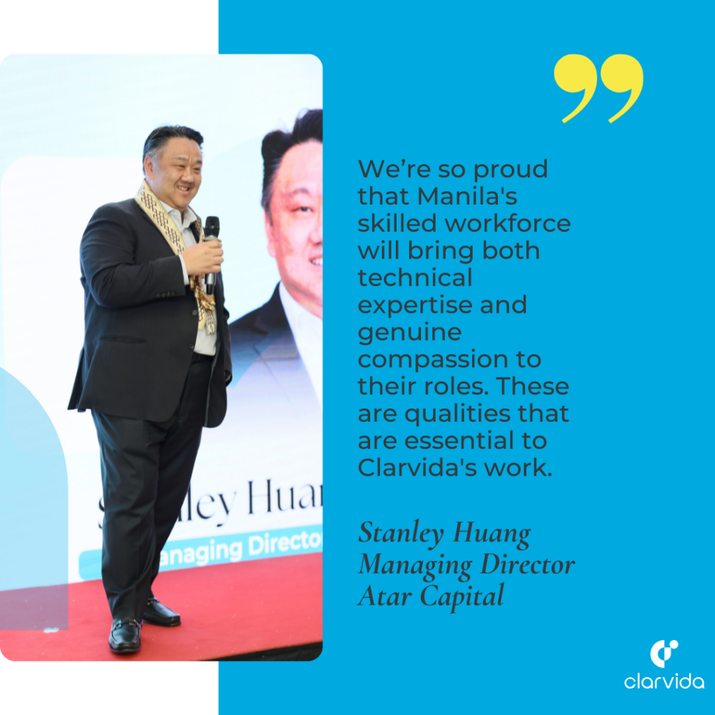Quote from speech by Stanley Huang